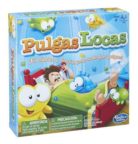 Juego De Mesa Pulgas Locas De Hasbro 4+