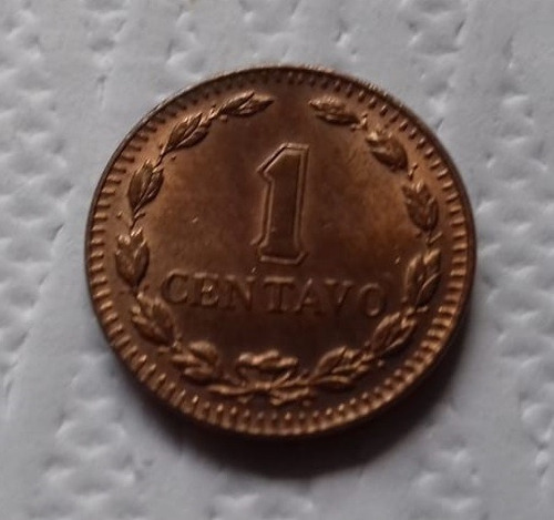Argentina 1 Centavo Año 1940 Moneda De Bronce Km#37
