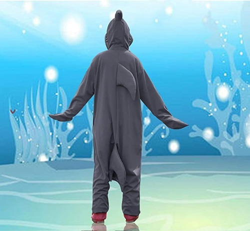 Disfraz Pijama De Tiburon Baby Shark Para Damas Adultos 5