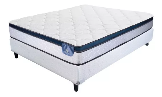 Somier + Colchon 2p 140x190 Florida Firm Super Pillow Serta