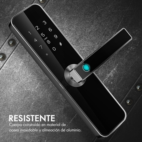Imagen 7 de 10 de Cerradura Biometrica Smart H31b Bluetooth Huella Control Per