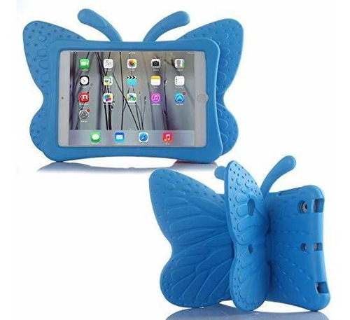 Simicoo iPad 8th 10.2 3d Cute Butterfly Case Para Niños Lige