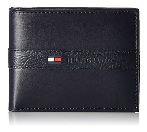 Cartera Tommy Hilfiger Ranger De Cuero Para Hombre