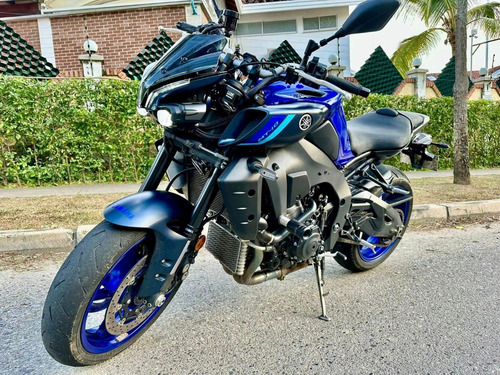 Yamaha Mt10 Modelo 2022 Cilindraje 1.000 Color Azul Negro