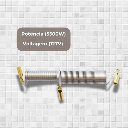 Resistencia Tipo L 110v Para Ducha Duo Shower E Futura 5500w