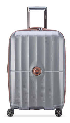 Delsey Maleta De Viaje Rígida 24'' St Tropez Platinum Tsa Color Plateado