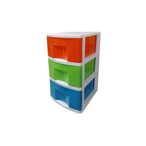 Gavetero Cajonero X 3 Organizador Blanco Naranja Verde Azul