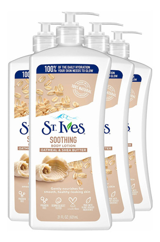 St. Ives Loción Hidratante Calmante Para Manos Y Cuerpo Para