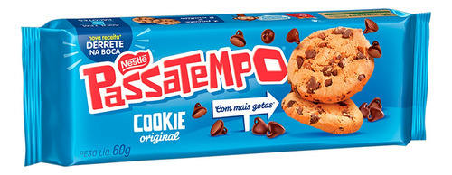 Biscoito Cookie Original Passatempo Pacote 60g