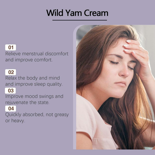 Para Toda La Piel Crema De Ñame Silvestre Para Mujeres,