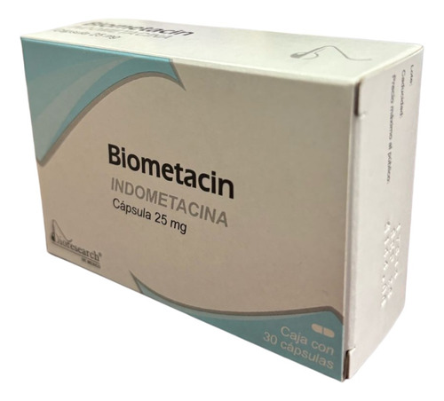 Biometacin Indometacina Cápsula 25mg Lab. Bioresearch