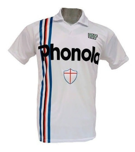 Camiseta Sampdoria Suplente Temporada 1986/1987 Original Nr
