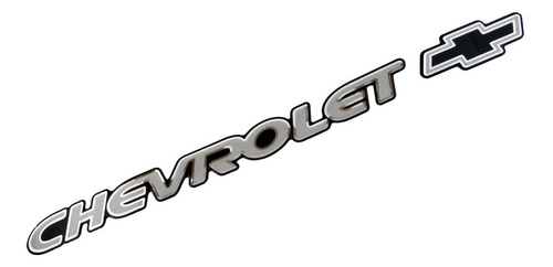 Emblema Adesivo Chevrolet S10 Blazer Prata Resinado
