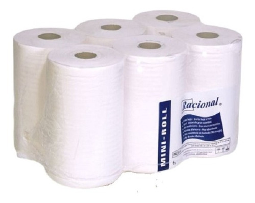 Rollos Bobinas Minirol Papel Doble Hoja 6 X 75 M C/u