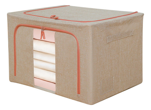 Caja De Almacenamiento Con Marco De Acero Transparente, Mall