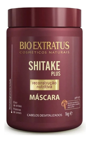 Máscara Shitake Plus 1kg - Bio Extratus