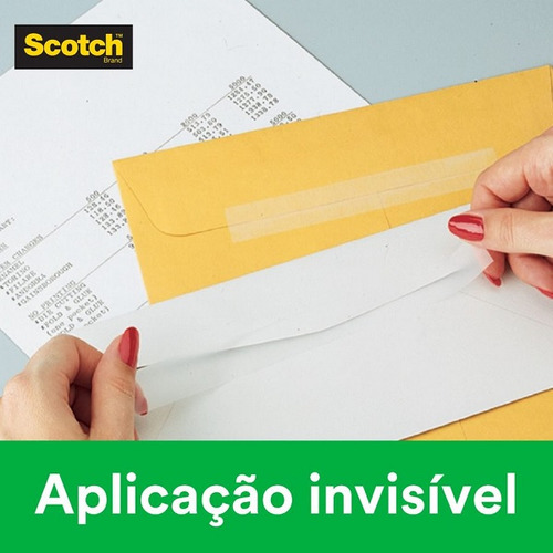 Kit Com 05 Fitas Adesiva Magica 3m 810 Scotch 19mm X 20m