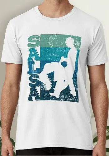 Remera Slasa Bailando Pareja Baile Latino Americano Vintage 