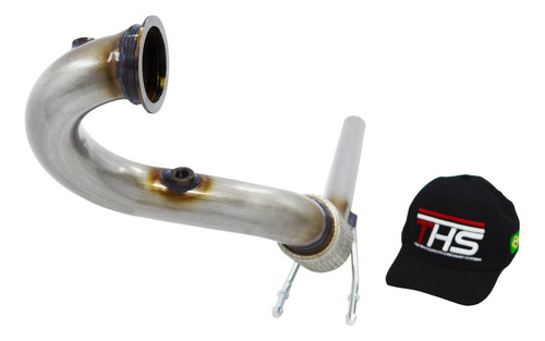 Downpipe Ths Inox 409 2.5 X 2.0 Pol. T-cross 1.0 Tsi 2020