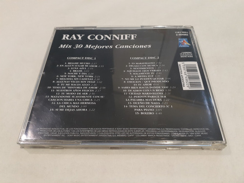 Mis 30 Mejores Canciones, Ray Conniff - 2cd 1999 Nacional Nm (Usado)