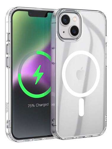 Carcasa Hoco Shell Magnetic Para iPhone 14 Transparente