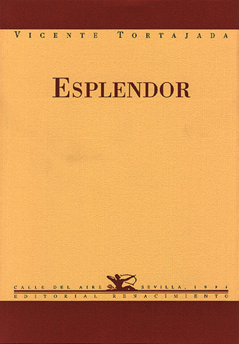 Libro Esplendor - Tortajada, Vicente