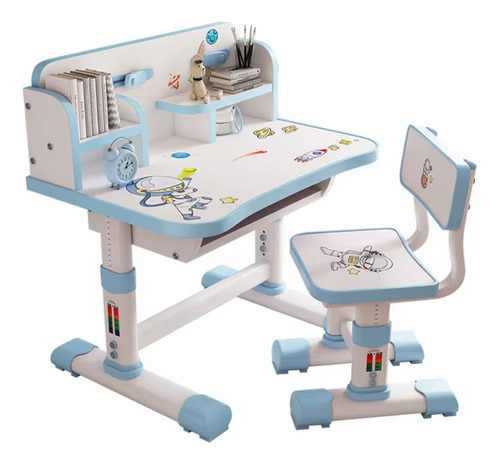 Juego De Escritorio Y Silla Infantil Ergonómico Ajustable