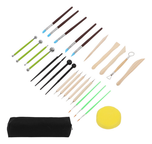 Kit De Herramientas De Cerámica, 28 Piezas, Herramientas De