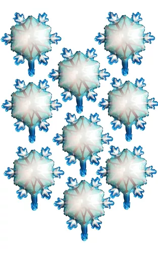 Globos Copos De Nieve Frozen X10 Globelium