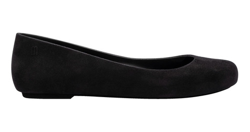 Ballerina Sweet Love Basic Velvet Negro Flocado Melissa