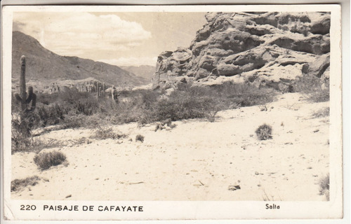 Antigua Postal Fotografia Paisaje Cafayate Salta Argentina