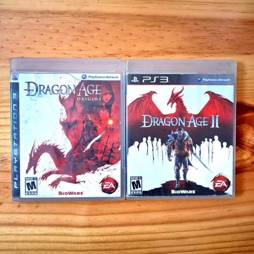 Lote Dragon Age 2 E Origins Pra Ps3 - Faço Por 129 (Usado)