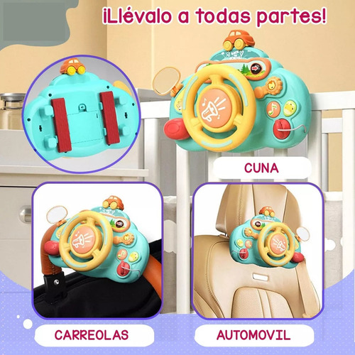 Juguete Volante Interactivo De Simulación Con Sonidos Y Luz