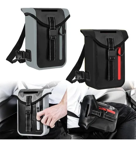 Bolsa Para Pierna Motocicleta Reflejante Mochila Impermeable Color