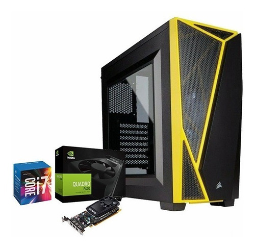 Pc Cpu Render Profesional Core I7 8gb 1tb Quadro T1000 Wifi