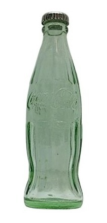 Salero De Vidrio En Forma De Botella De Coca Cola 80's