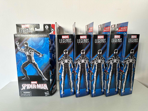 Spider-man Stealth Suit Marvel Legends Hasbro Figura Nueva