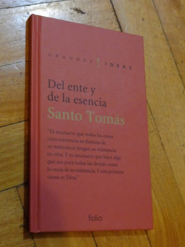 Del Ente Y De La Esencia. Santo Tomás.. Folio. Tapa Du&-.