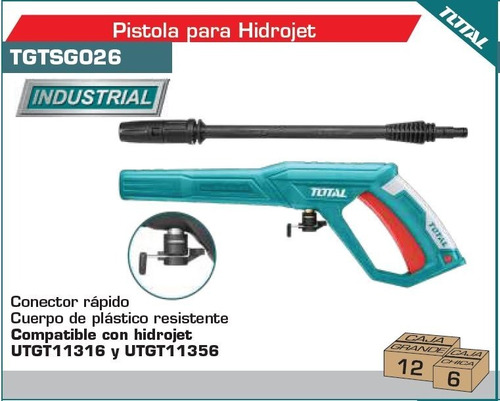 Pistola Para Hidrojet Total Tools 