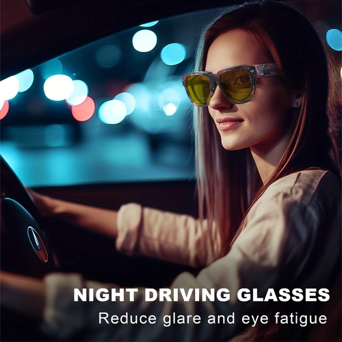 Trysee Gafas De Conducción De Visión Nocturna Para Mujer Par