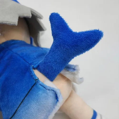 Azul Hololive Gawr Gura Dino Muñeca Peluche Juguete Regalo