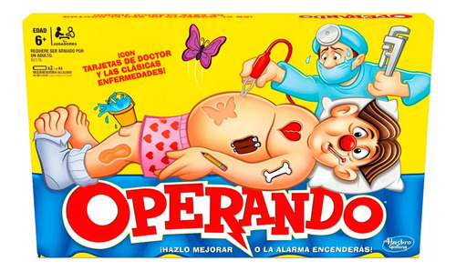 Juego De Mesa Hasbro Gaming Operando Simulación Médico+6