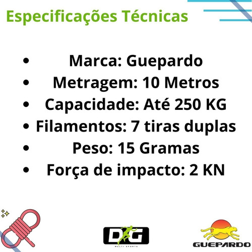 Paracord 550 Guepardo 10m 250kg 7 Filamentos Cordim Corda Cor Verde