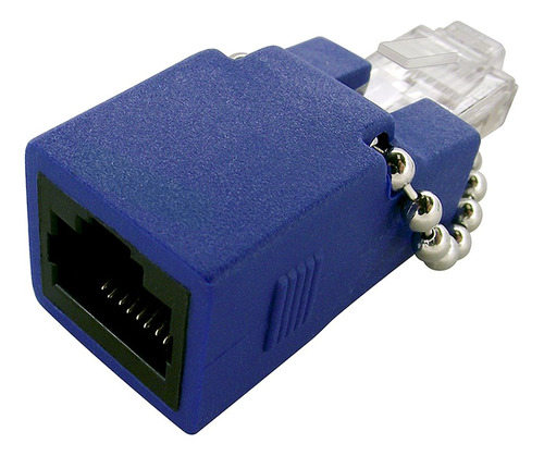 Shaxon Adaptador De Ethernet Cat5e Crossover Rj48c Jack De A