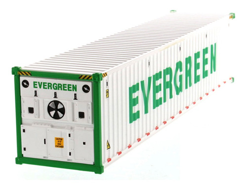 Contenedor Marítimo Refrigerado De 40 Evergreen 1:50 St 