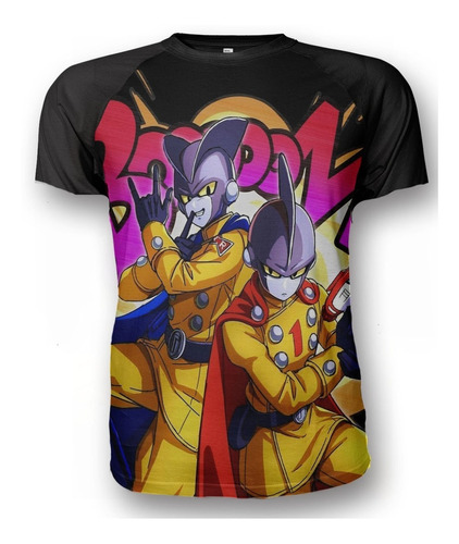 Remera Gamma 1 Y 2 Dragon Ball Hero Estampa Frente Full