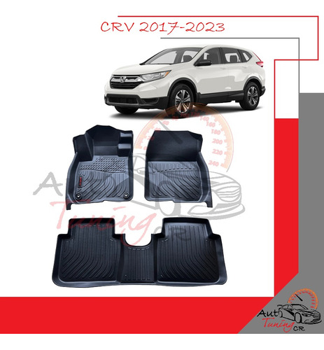 Alfombras Tipo Bandeja Honda Crv 2017-2023