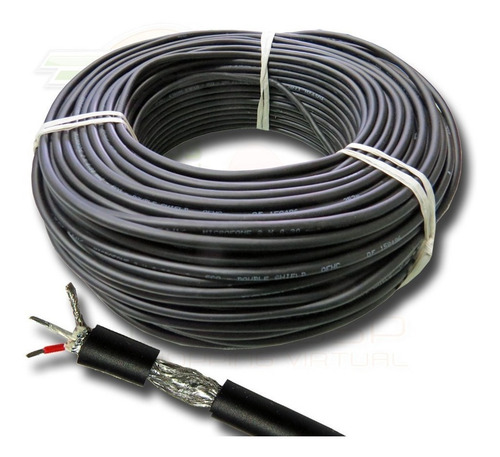 Imagem 2 de 5 de Promoçao 100 Metros Cabo Microfone/dmx 2x0,30mm Balanceado