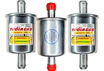 Comprar 3 Filtros Gnv 14 Mm Troiagas Metal Oleo Geracao 5 6 Kits Gas