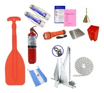 Comprar Kit 6 Elementos Seguridad Ancla 4 Kgs Pna Prefectura Nautico